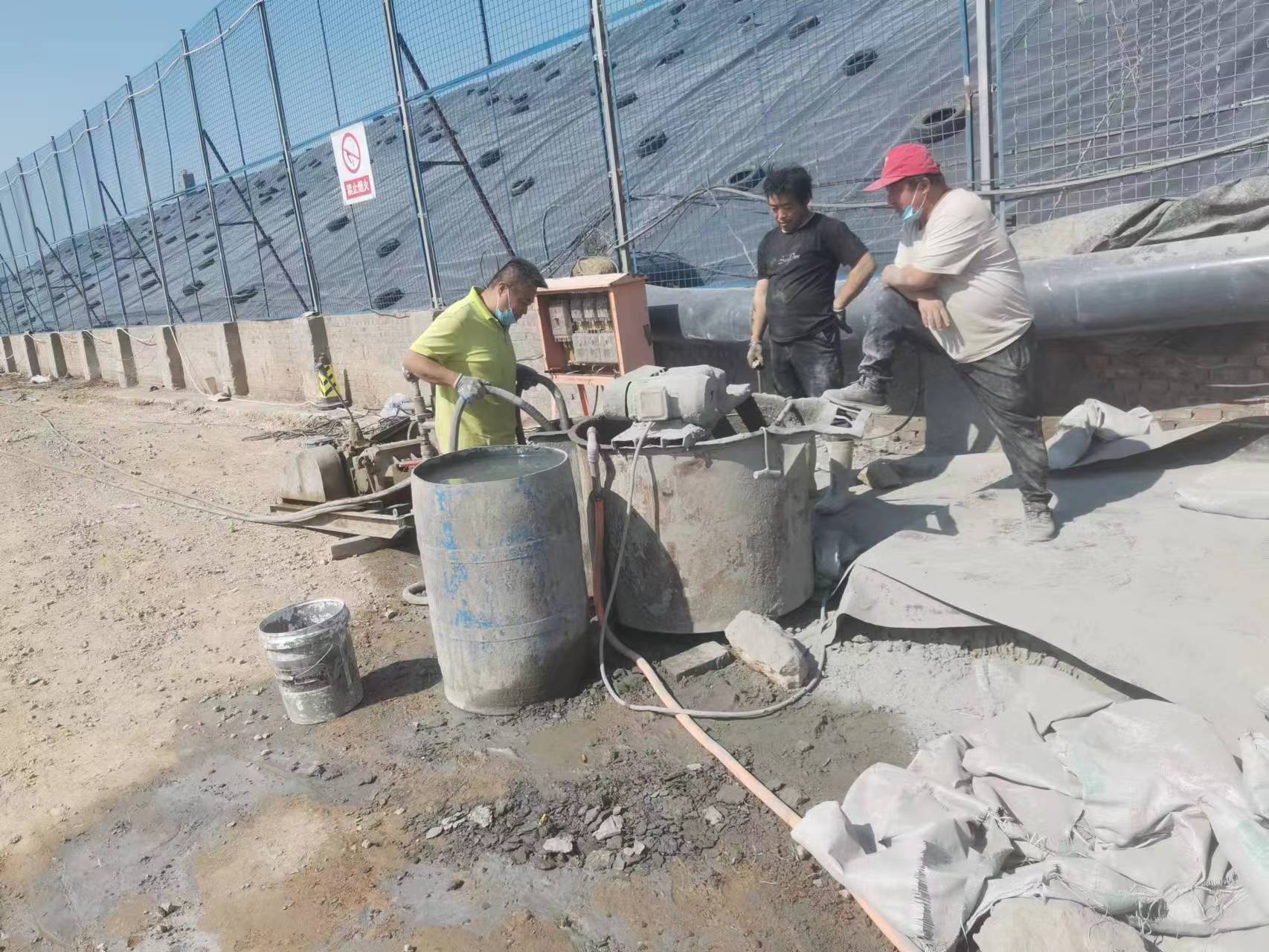 彭场镇袖阀管注浆